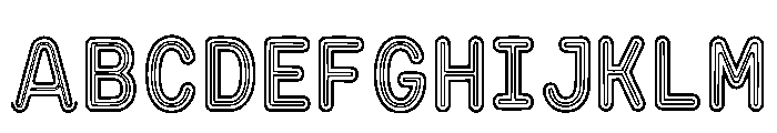Rakaia Regular Font UPPERCASE