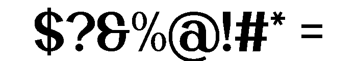 Rake Font OTHER CHARS