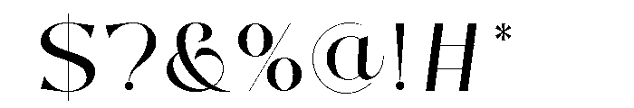 Rakliton Font OTHER CHARS