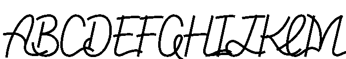 Rakoola Font UPPERCASE