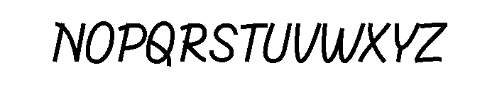Rakoola Font LOWERCASE