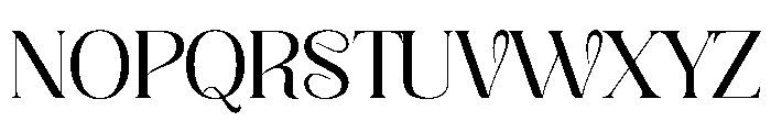 Raleya Font UPPERCASE