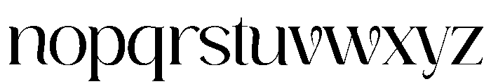 Raleya Font LOWERCASE