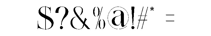 Ralien Font OTHER CHARS