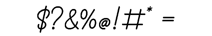 Rallegin Font OTHER CHARS