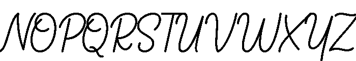 Rallegin Font UPPERCASE