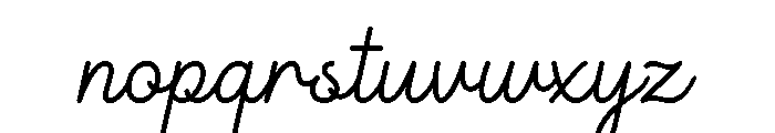 Rallegin Font LOWERCASE