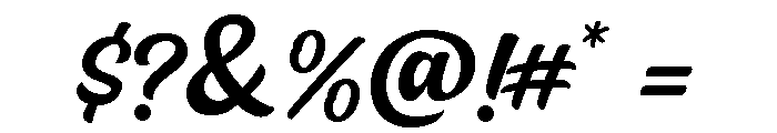 Rallies Font OTHER CHARS