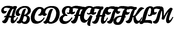 Rallies Font UPPERCASE