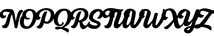 Rallies Font UPPERCASE