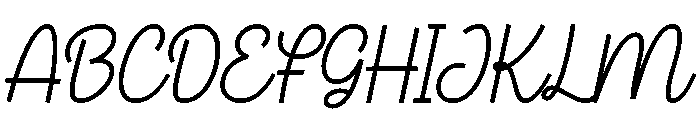 Ralytha Font UPPERCASE