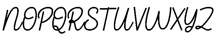 Ralytha Font UPPERCASE