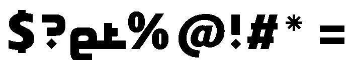 Rama Regular Font OTHER CHARS