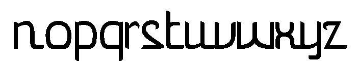 Ramadaniya Regular Font LOWERCASE