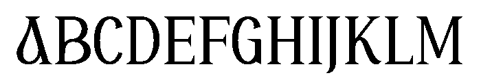 Ramah Font UPPERCASE