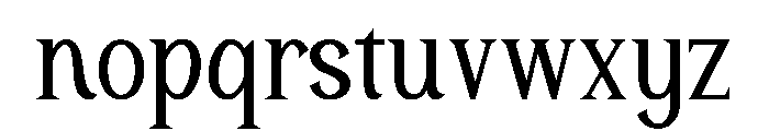 Ramah Font LOWERCASE