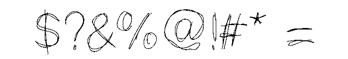 Rambler Notes Medium Font OTHER CHARS