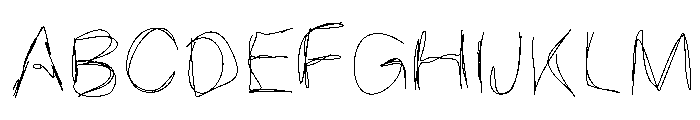 Rambler Notes Medium Font UPPERCASE