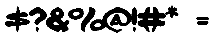 Ramen Curry Font OTHER CHARS
