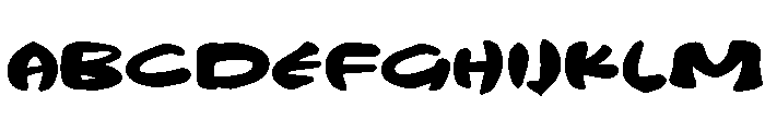 Ramen Curry Font UPPERCASE