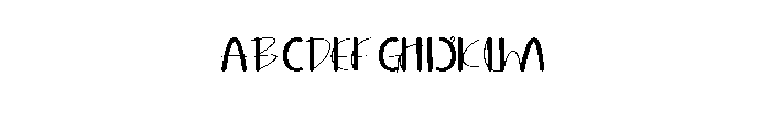 Ramen Dumpling Font UPPERCASE