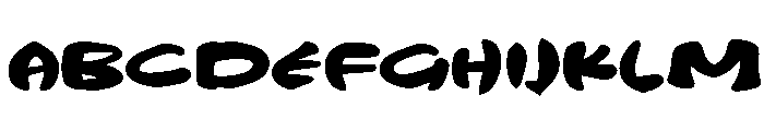 RamenCurry Font UPPERCASE