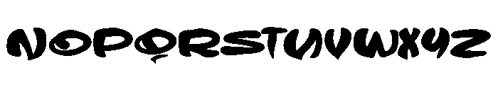 RamenCurry Font UPPERCASE