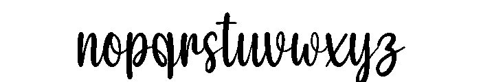 Ramesthi Regular Font LOWERCASE