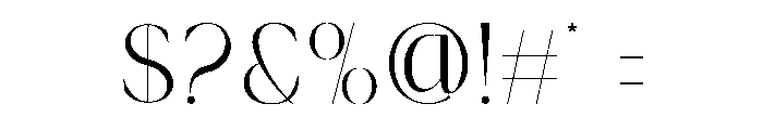 Ramick Font OTHER CHARS