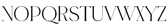 Ramick Font UPPERCASE
