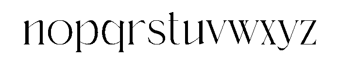 Ramick Font LOWERCASE
