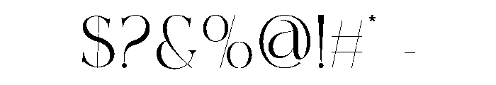 Ramide Font OTHER CHARS