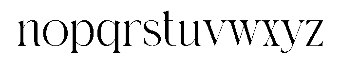 Ramide Font LOWERCASE
