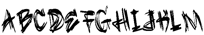 Ramone Disorder Font UPPERCASE