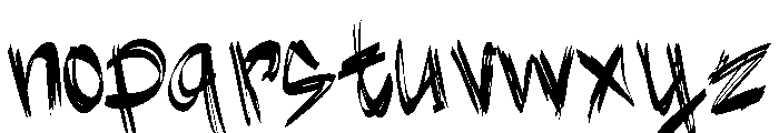 Ramone Disorder Font LOWERCASE