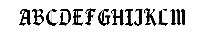 Ramonnes Regular Font UPPERCASE