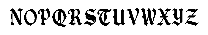 Ramonnes Regular Font UPPERCASE