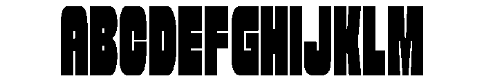 Ramosha Bold Condensed Font UPPERCASE