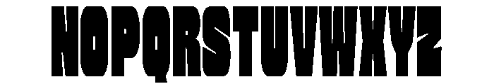 Ramosha Bold Condensed Font UPPERCASE