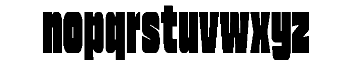 Ramosha Bold Condensed Font LOWERCASE