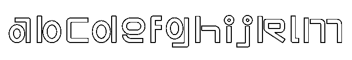 Ramyeon Street Outline FONT