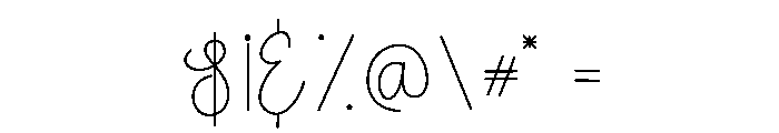 Ranbows Magazine Font OTHER CHARS