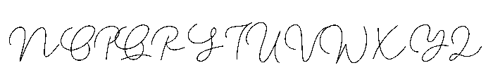 Ranbows Magazine Font UPPERCASE