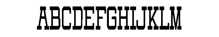 Rancher Capital Font UPPERCASE
