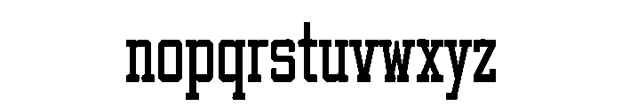Rancher Capital Font LOWERCASE
