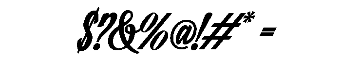 Rand-Regular Font OTHER CHARS
