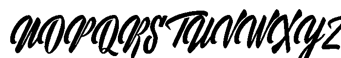 Rand-Regular Font UPPERCASE