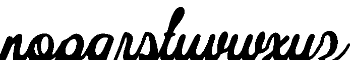 Randel Billineta Regular Font LOWERCASE