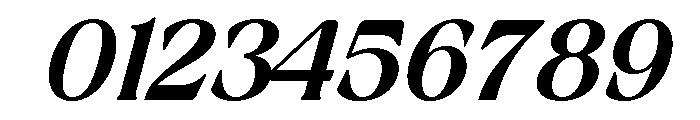 Randeta Olindra Bold Italic Font OTHER CHARS