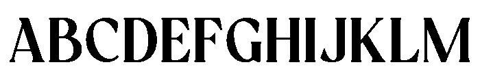 Randeta Olindra Bold Font UPPERCASE